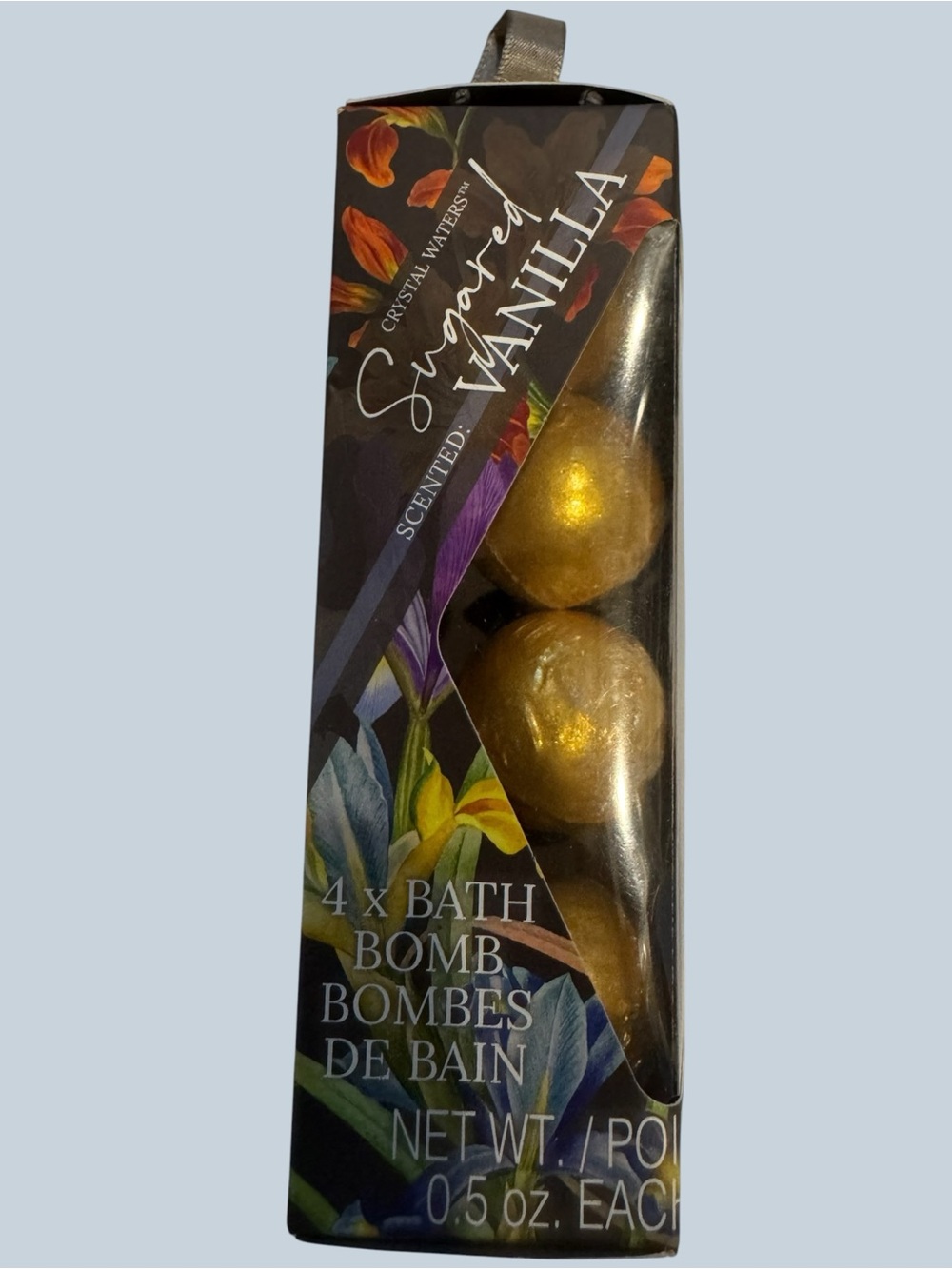 Sugared Vanilla Gold Bath Bombs (4-Pack)